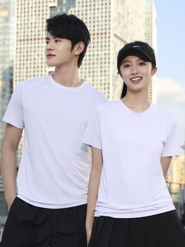 純色T恤衫定制 工作服文化衫定制印logo